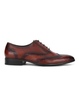 WOODS - Men Maroon Rubber Oxfords
