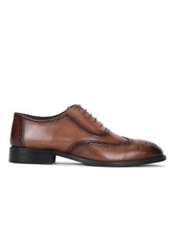 WOODS - Men Brown Rubber Oxfords