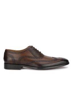 WOODS - Men Tan Rubber Oxfords
