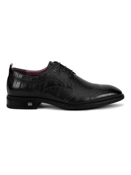 WOODS - Men Black Rubber Oxfords