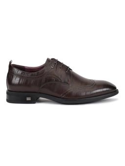 WOODS - Men Brown Rubber Oxfords