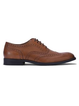 WOODS - Men Brown Rubber Oxfords