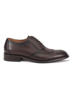 WOODS - Men Brown Rubber Oxfords