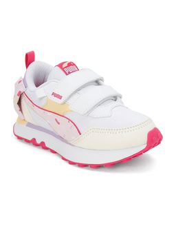 Puma - Rider Fv Bow Crush Pre School Kids White Casual Shoes