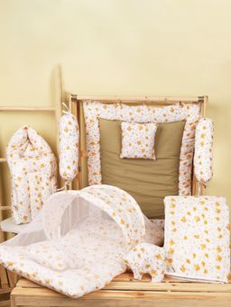 Moms Home - Organic Cotton Baby Bedding (0-3 Years) (Set of 8)