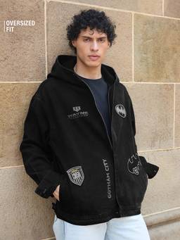 The Souled Store - Caped Crusader Mens Denim Jacket