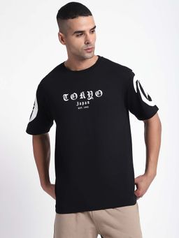 R&B - Graphic Black Regular Men T-Shirt