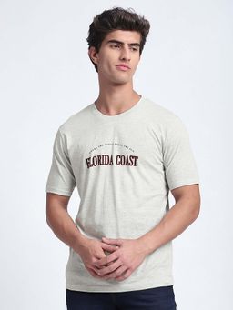 R&B - Typographic Print Regular Men T-Shirt