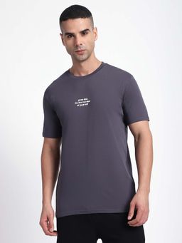 R&B - Typographic Print Regular Men T-Shirt