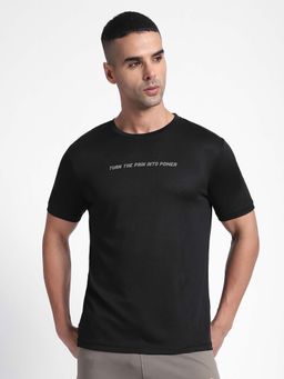 R&B - Typographic Print Regular Men T-Shirt