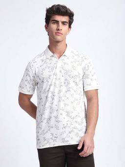 R&B - Floral Regular Polo T-Shirt