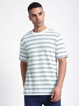 R&B - Stripes White Regular Men T-Shirt