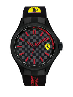Scuderia Ferrari - Multi-Color Pit Crew Round Dial Analog Watch - 0830643