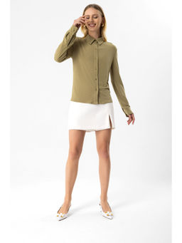 No Matter What - Green Long Sleeve Shirt