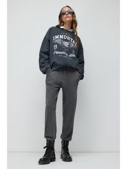 No Matter What - Grey Faded Effect Joggers