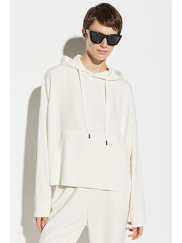 No Matter What - White Soft Touch Modal Hoodie