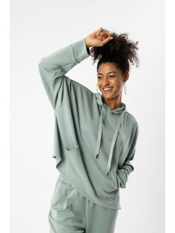 No Matter What - Green Soft Touch Modal Hoodie