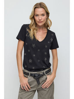 No Matter What - Black V Neck T-Shirt