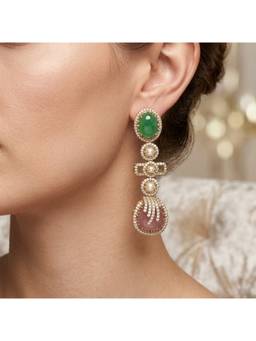 MINAKI - Sabya Fusion Orange Dangler