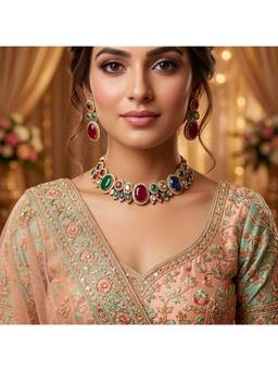 MINAKI - Sabya Choker Set
