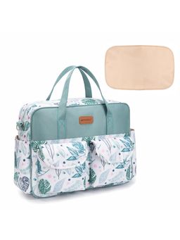 Motherly - Green Tote Diaper Bag For Mothers For Travel (0-6 months)