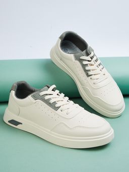 max - Men Perforations Lace Up Sneakers