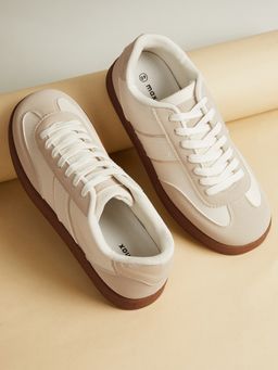 max - Women Contrast Overlay Sneakers