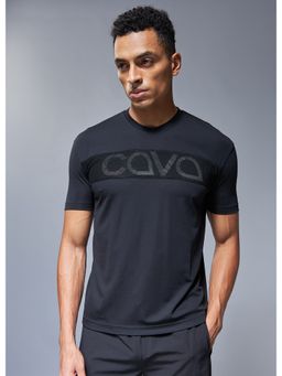 Cava Athleisure - Black Chase Printed T-Shirt