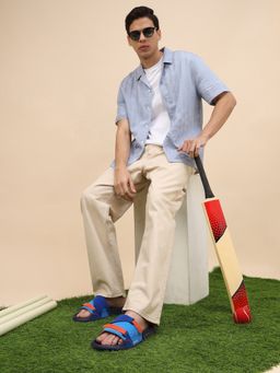 Chupps - Men Blue Mi Ace Sliders