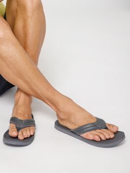 NoStrain - Men Grey Triple Density Flipflops