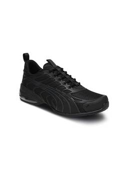 Puma - Unisex Black Voltra Everyday Comfort Running Shoes