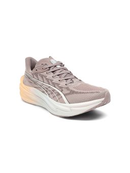Puma - Men Beige Deviate NITRO 4 Running Shoes