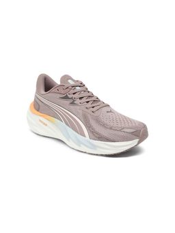 Puma - Men Beige Velocity NITRO 4 Running Shoes
