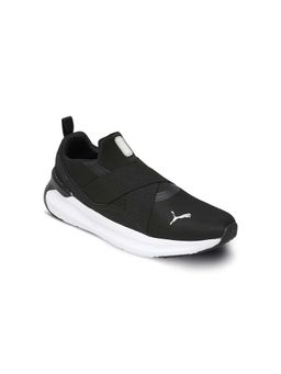 Puma - Unisex Black Softride Symmetry Slip-on Running Shoes