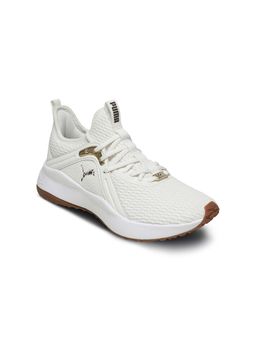 Puma - Women White Softride Karma Animal Print Running Shoes