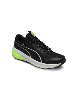 Puma - Unisex Black-Green Cell Glare Comfortable Running Shoes