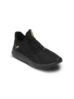 Puma - Women Black Softride Sophia Shimmer Running Shoes