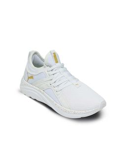 Puma - Women White Softride Sophia Shimmer Running Shoes