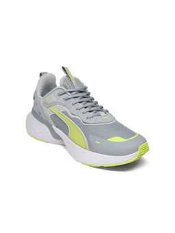 Puma - Unisex Grey SOFTRIDE Sway Mesh Running Shoes