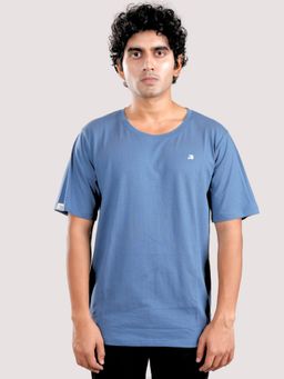 roar for good - Organic Cotton Scoop Neck T-Shirt - Royal Blue