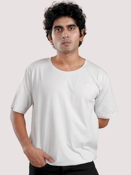 roar for good - Organic Cotton Scoop Neck T-Shirt - Dove Grey
