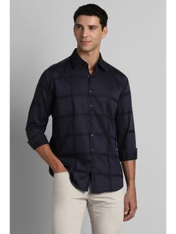 Simon Carter - Men Purple Cotton Full Sleeves Shirt