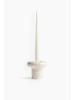 H&M - Beige Marble Candle Holder