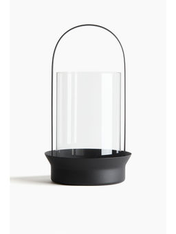 H&M - Black Large Glass Lantern