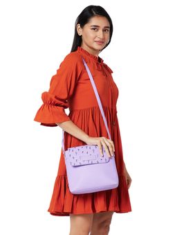 Caprese - Pansa Flap Small Lilac Sling Bag
