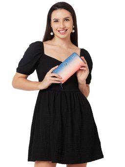 Caprese - Eva Wristlet Large Navy Wallet