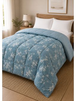 Florida - Goose Down Filling 230 GSM Double Bed AC Comforter - Blue