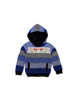 Yellow Apple - Stylish Winter Wear Hoodie For Boys -Blue