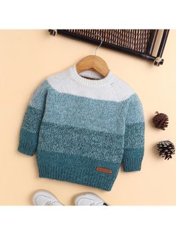 Yellow Apple - Stylish Winter Wear Sweater For Girls -Teal
