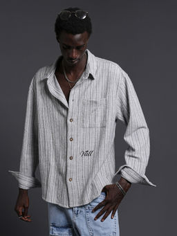 Y'ALL - Quick Sand Natural Navy Blue Shirt